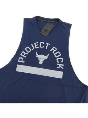 Under Armour Project Rock Payoff Bull Tank Men's Size Large NEW
